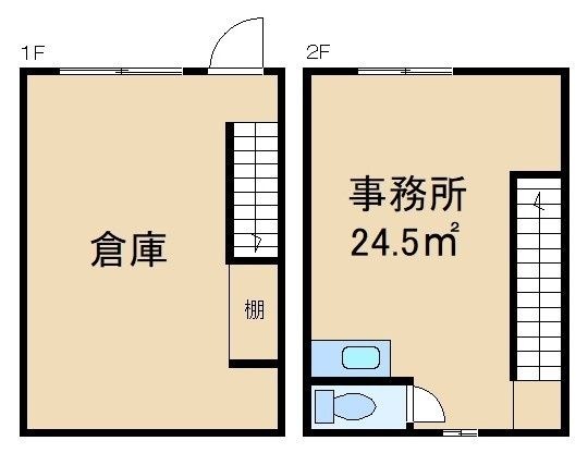拡大写真:枚方市出屋敷西町1丁目 1階4の間取り