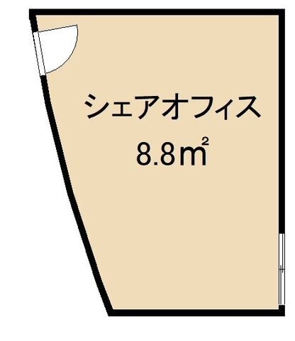 拡大写真:TELE+ 2階202の間取り