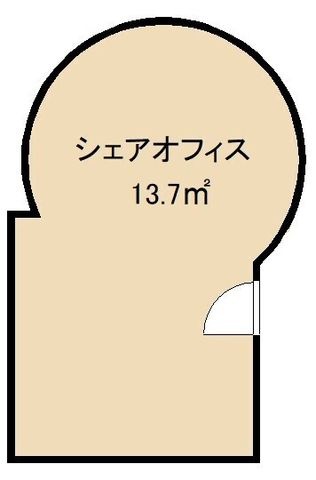 拡大写真:TELE+ 4階401の間取り