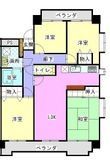 スカイヒルズ植田の間取図