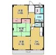 グリーンハイツ大清水の間取図