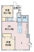 ユニーブル第10植田の間取図