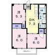 グリーンハイツⅡの間取図