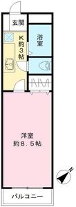 ルピナスUMESATOの間取図