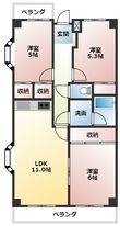 エルパティオ滝ノ水の間取図