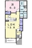 リヴェールMの間取図
