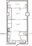 コーポラス井の元の間取図