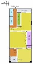 コーポラス井の元の間取図