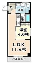 コーポ松城(P近隣にて契約可) の間取図