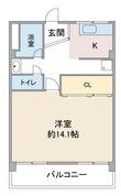 ヤカタハイツの間取図