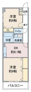 レージュ道徳の間取図