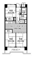 ビレッジハウス笠寺タワー1号棟の間取図