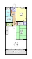 サウスヒルズ大清水の間取図