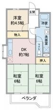 第3田中ビルの間取図