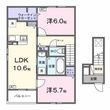 パーシモンⅢの間取図