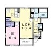 ファミーユ花栄 Bの間取図