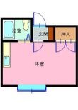 写真:ブルーハイム 1階5の間取図