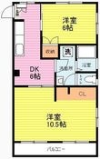 コーポタチカワ・フラワーヒルの間取図