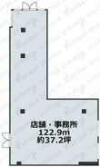 新栄プロパティー古市駅東の間取図