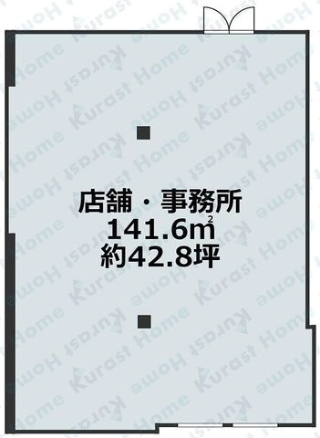 拡大写真:新栄プロパティー古市駅東 1階104の間取り