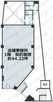 新栄プロパティ白鳥(1階路面ロードサイド)の間取図