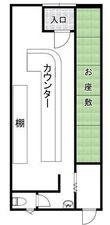 島泉2丁目路面テナントの間取図