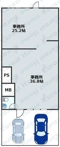 拡大写真:羽曳野市誉田3丁目 1階1の間取り