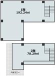 柏原市旭ヶ丘テナントの間取図