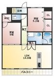 SQUARE春日の間取図