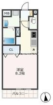 熊本市西区島崎5丁目の間取図