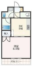 熊本市中央区水前寺3丁目の間取図