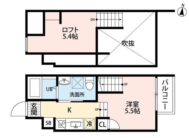 拡大写真:熊本市中央区八王寺町 1階103の間取り