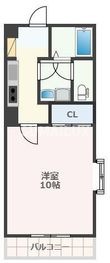 熊本市中央区新屋敷1丁目の間取図