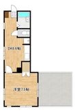 熊本市中央区新屋敷3丁目の間取図