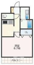 熊本市中央区新町2丁目の間取図