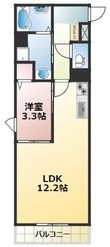 熊本市中央区通町の間取図