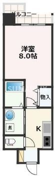熊本市中央区新町４丁目の間取図
