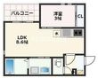 REGALEST熊本駅前の間取図