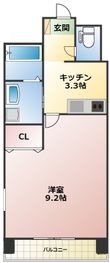 熊本市中央区水前寺4丁目の間取図