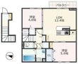 熊本市中央区黒髪6丁目の間取図