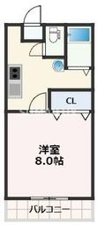 ソラーレ上通りの間取図