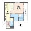 熊本市中央区南熊本１丁目の間取図
