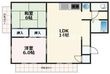 熊本市中央区出水2丁目の間取図