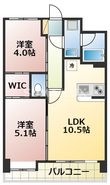 ヒルクレスト水前寺の間取図