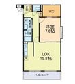クラランス渡鹿Ⅱの間取図