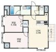 熊本市中央区南熊本5丁目の間取図