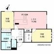 熊本市中央区新屋敷1丁目の間取図