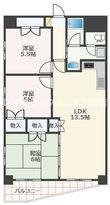 ヒルクレストフォーエス水前寺の間取図