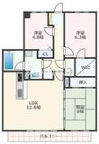熊本市中央区新大江3丁目の間取図