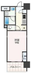 RJRプレシア熊本駅前の間取図